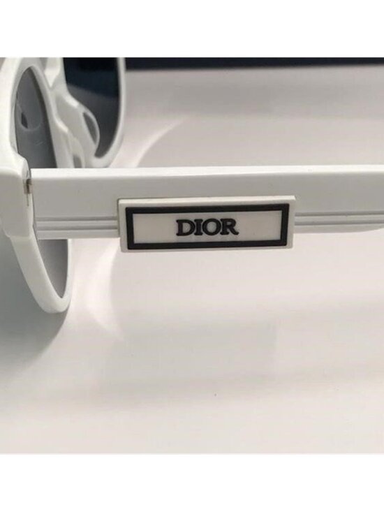 New Authentic Dior White  Acetate  Sunglasses DIOR B23 R 11 main image 4